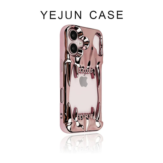 Funda para Celular Calavera Tigre Plateada con Electroplating Hueco - Image 28