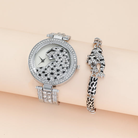 Reloj de Acero Inoxidable con Diamantes y Esfera Grande - Diseño Minimalista - Image 10