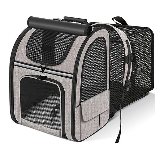 Mochila Transportadora para Gatos con Bolsa Extensible - Image 11