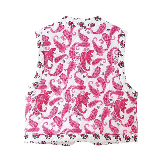 Chaleco Acolchado de Algodón con Estampado Street y Costuras Decorativas - Image 19