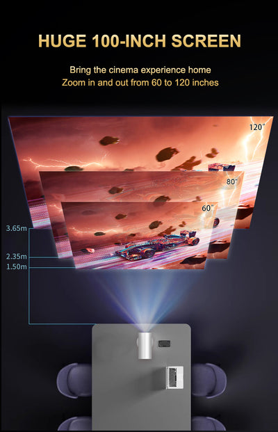 Proyector PTZ Inteligente Oculto Android 1080p con Bluetooth - Image 13