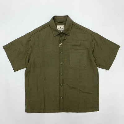 Camisa Retro Japonesa de Lino y Algodón de Manga Corta con Dobladillo Plano - Image 41