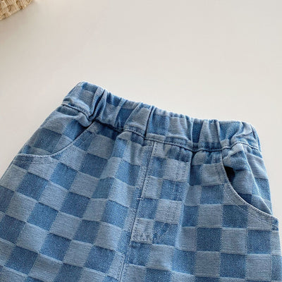 Pantalones Casuales a Cuadros para Niños - Estilo Versátil - Image 29
