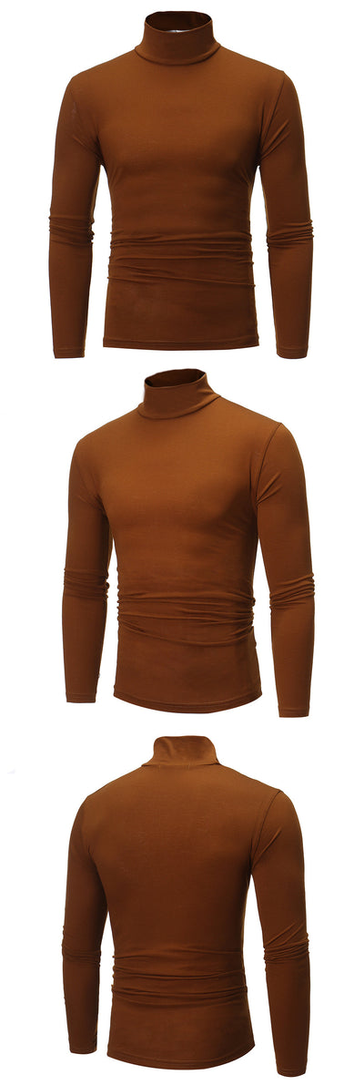 Suéter Cuello Alto Slim Fit Elegante para Hombre Joven - Image 17
