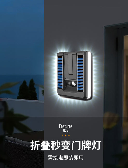 Lámpara Solar Inteligente Plegable para Muro Exterior con Sensor de Movimiento - Image 23
