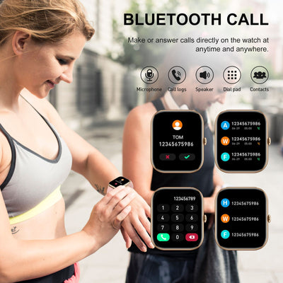 Reloj Inteligente con Llamadas Bluetooth, Monitor Cardíaco y Presión Arterial - Image 13