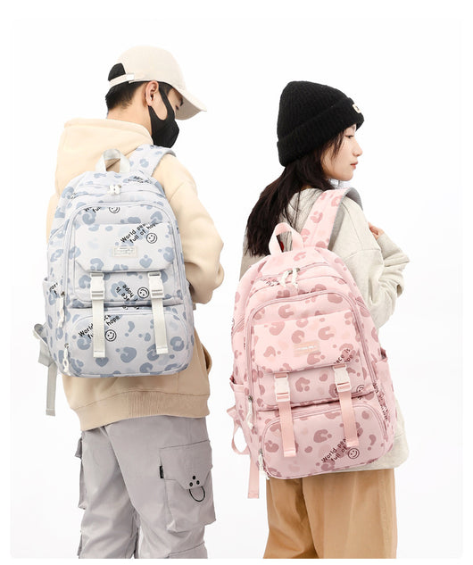 Mochila Escolar Impresa de Gran Capacidad para Estudiantes de Secundaria - Image 13