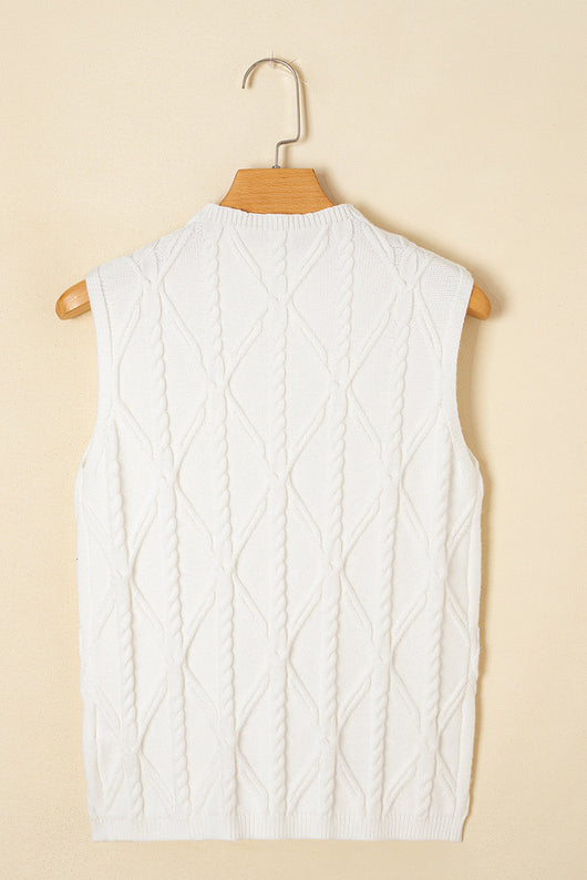 Blusa Básica Sin Mangas Cuello Redondo en Colores Sólidos - Image 23