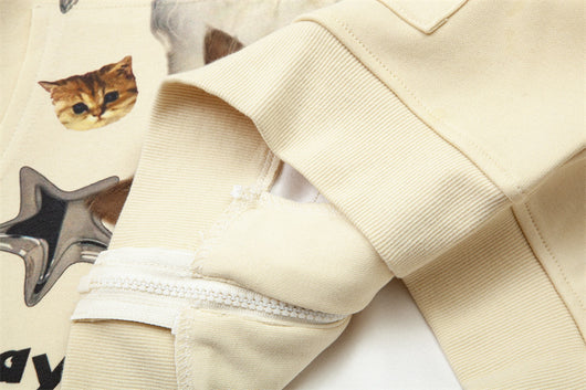 Sudadera Con Capucha Estampado Gato Divertido Unisex - Image 12