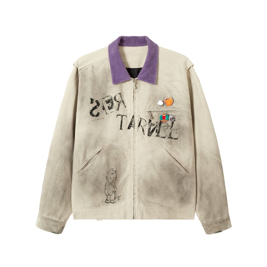 Chaqueta Detroit con Diseño Retro Badge y Teñido Vintage - Image 57