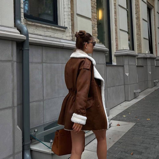 Abrigo Casual Maillard para Mujer - Image 25