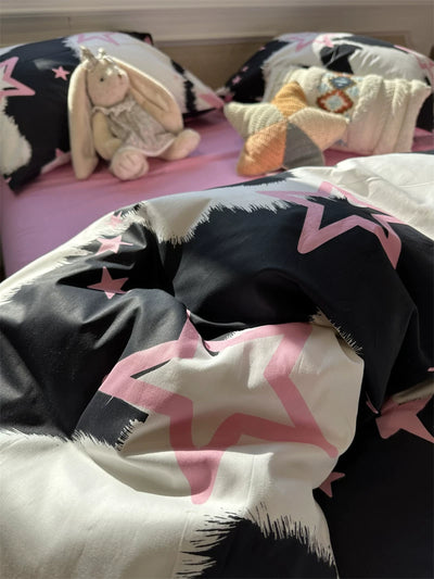 Juego de Cama de Algodón Puro con Diseño Minimalista Estrella de Cinco Puntas - Image 13