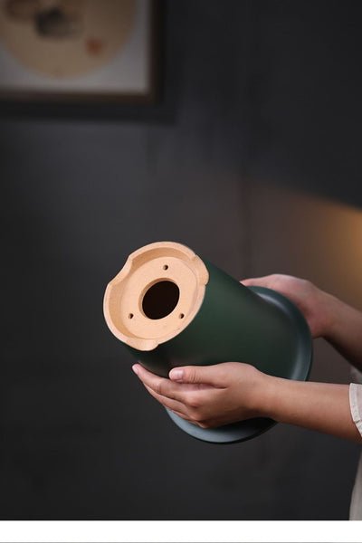 Maceta Decorativa de Arena Púrpura para Plantas de Escritorio - Image 8