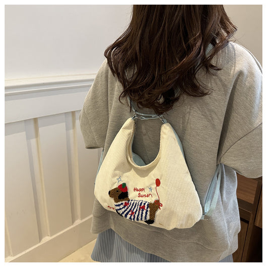 Bolso Tote Retro de Gran Capacidad para Mujer - Bolsa Casual de Hombro - Image 48