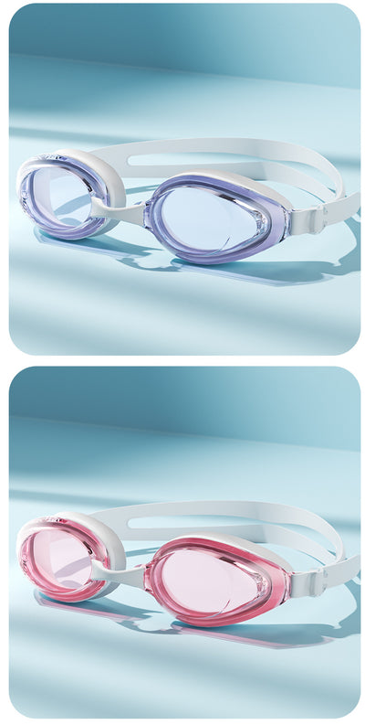 Gafas de Natación HD Anti-Empaño con Gorro - Marco Grande Impermeable - Image 29