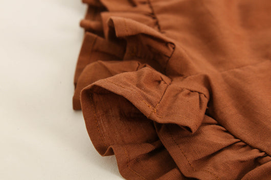 Conjunto Infantil de Algodón y Lino con Volantes - Camiseta Suelta y Casual - Image 64