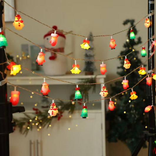Cadena de Luces LED Multiusos - Árbol de Navidad, Muñeco de Nieve y Decoración Temática - Image 37