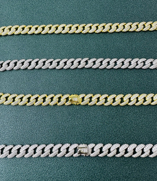 Cadena Cubana de Diamantes Completos Estilo Europeo y Americano - Image 21