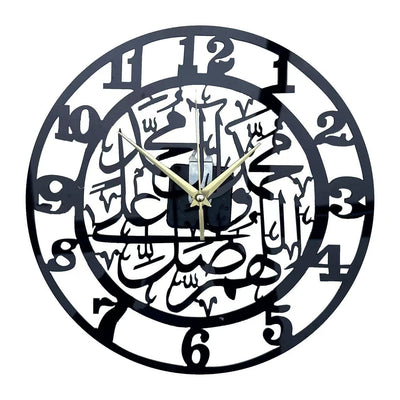 Reloj de Pared Acrílico Negro Aven - Decoración Moderna - Image 4