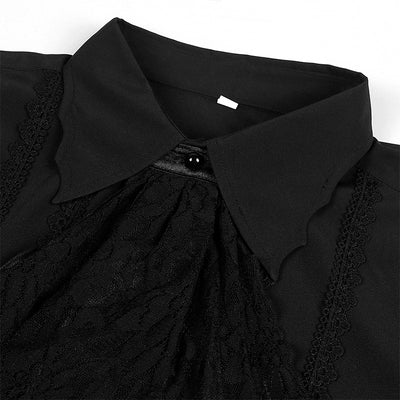 Camisa Medieval de Pliegues para Hombre Estilo Europeo y Americano - Image 15