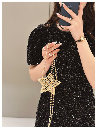 Bolsa Crossbody Estrella de Zinc con Diseño Brillante Minimalista - Image 44