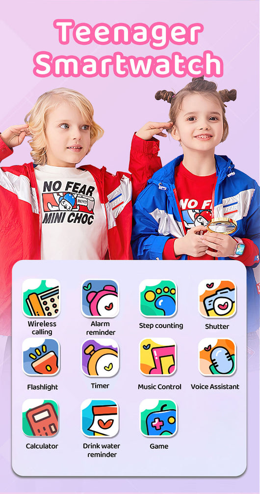 Reloj Inteligente para Niños y Adolescentes con Llamadas Bluetooth y Detección de Sueño - Image 35