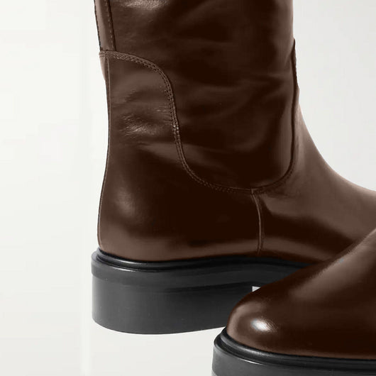 Botas de Caña Alta con Tacón Bajo para Otoño e Invierno - Image 25