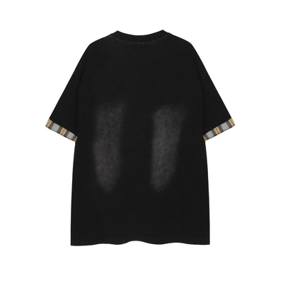 Camiseta Patchwork Manga Corta Unisex - Image 20