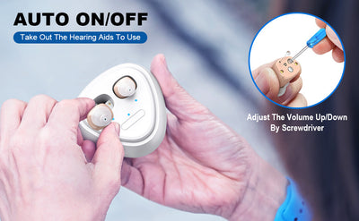 Audífono Recargable Ultracompacto Amplificador de Sonido Intraaural - Image 23