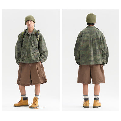 Chaqueta de Trabajo Camuflaje Tie-Dye para Hombre - Image 17