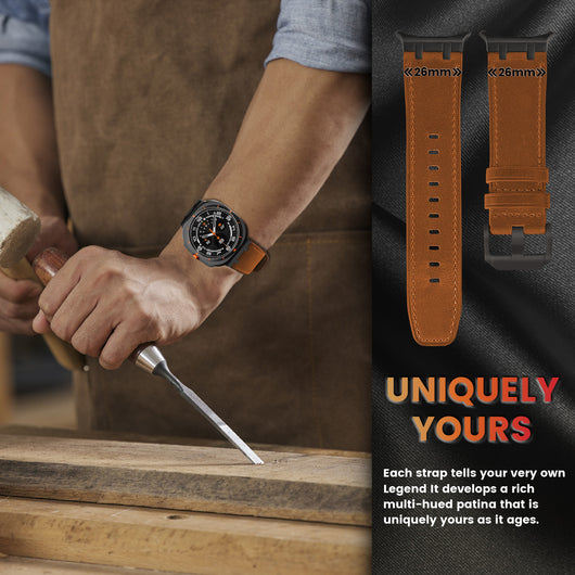Correa de Reloj Cuero Crazy Horse Premium con Cabezal Acero Inoxidable - Image 47