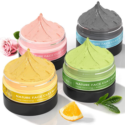 Pack 4 Mascarillas Faciales - Arcilla Verde, Té Verde, Cúrcuma y Rosa - Image 11
