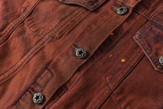 Chaqueta Denim Vintage Americana Oversize Lavado Relajado - Image 11