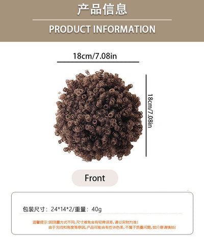Peluca Esponjosa con Cordón Ajustable para Mujer - Image 16