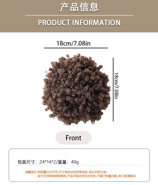 Peluca Esponjosa con Cordón Ajustable para Mujer - Image 16