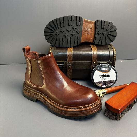Botas Martin de Cuero Genuino Estilo Retro para Hombre - Image 8