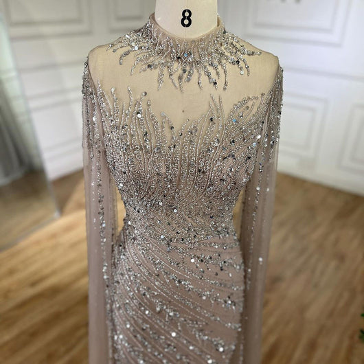 Vestido de Gala Elegante con Mangas Volantes y Falda Sirena - Image 30
