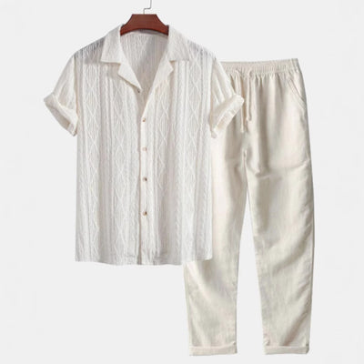 Conjunto Casual de Camisa Estampada y Pantalón Cómodo - Image 18