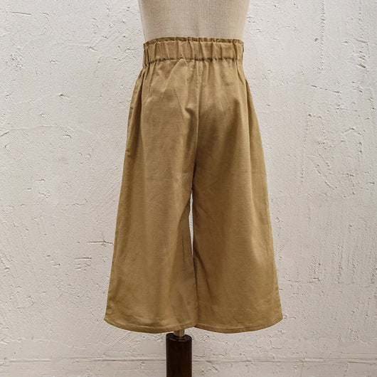 Pantalón Ancho de Lino y Algodón con Cintura Elástica - Image 53