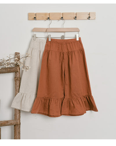 Pantalón Niña Estilo Nórdico Cintura Elástica Colores Puros - Image 8