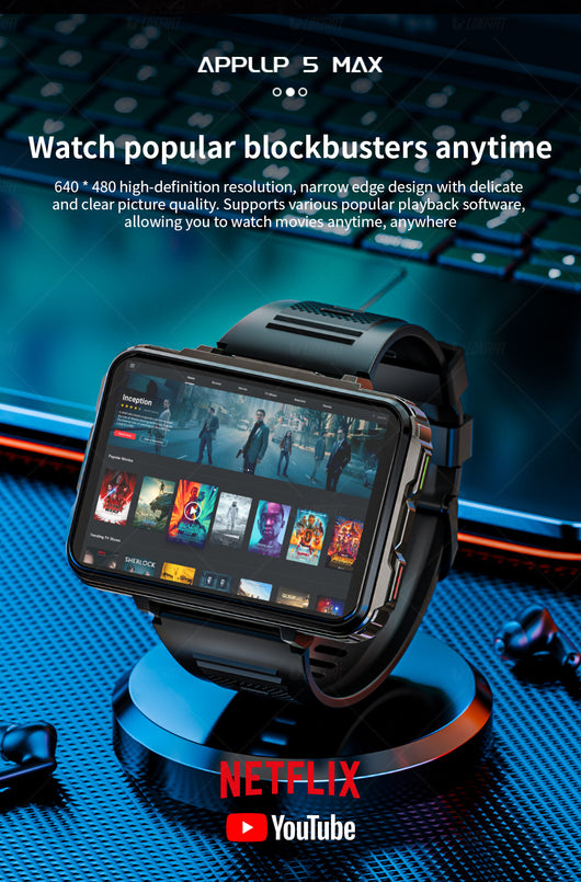 Reloj Inteligente de Pantalla Grande con Android 4G y Doble Cámara - Image 7