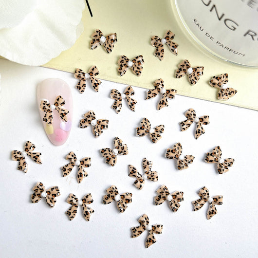 Accesorios de Uñas con Moño Leopardo Maillard - Image 24