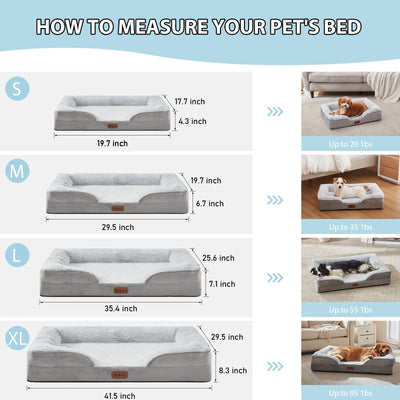 Cama Ortopédica para Mascotas con Espuma Viscoelástica Extraíble - Uso Todo el Año - Image 15
