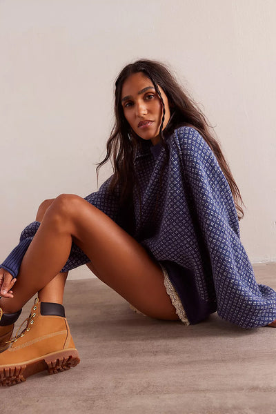 Suéter Tejido Jacquard Cuello Redondo para Otoño e Invierno - Image 12