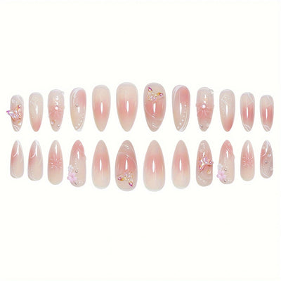 Uñas Postizas Almendra Sweet Cool - Diseño Elegante y Duradero - Image 12