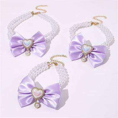 Collar Princesa con Dije Corazón para Mascotas - Image 41