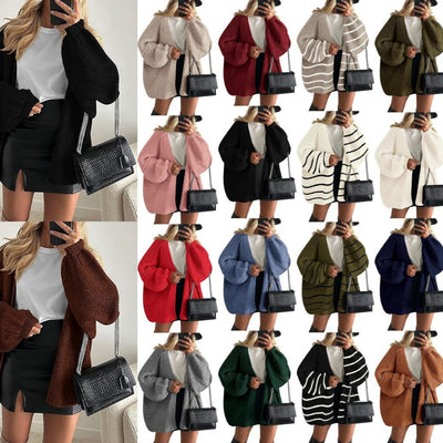 Abrigo Suéter Tejido Casual para Mujer - Image 21