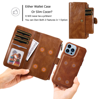 Funda Cartera Magnética para 16 Móviles - Protección Retro Multifunción con Ranuras para Tarjetas - Image 26