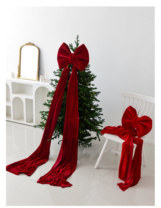 Moño Navideño de Terciopelo Tamaño Grande - Image 41