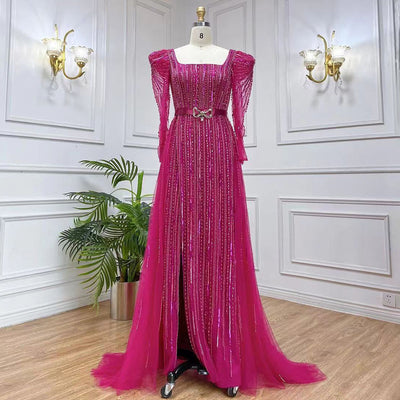 Vestido de Noche Rojo Rosado Premium para Anfitrionas - Image 10